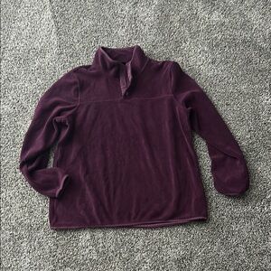 32 Degrees Women's Purple Fleece Top